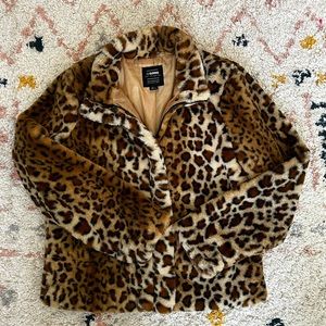 CISONO Cheetah Print Jacket